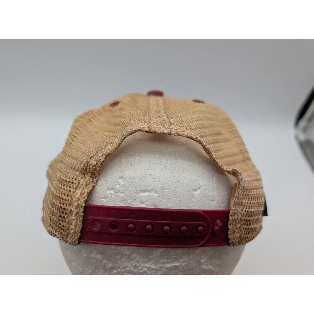 Legacy North Shore Hawaii Est 1959 Maroon Tan Trucker Hat Snapback Mesh Cap